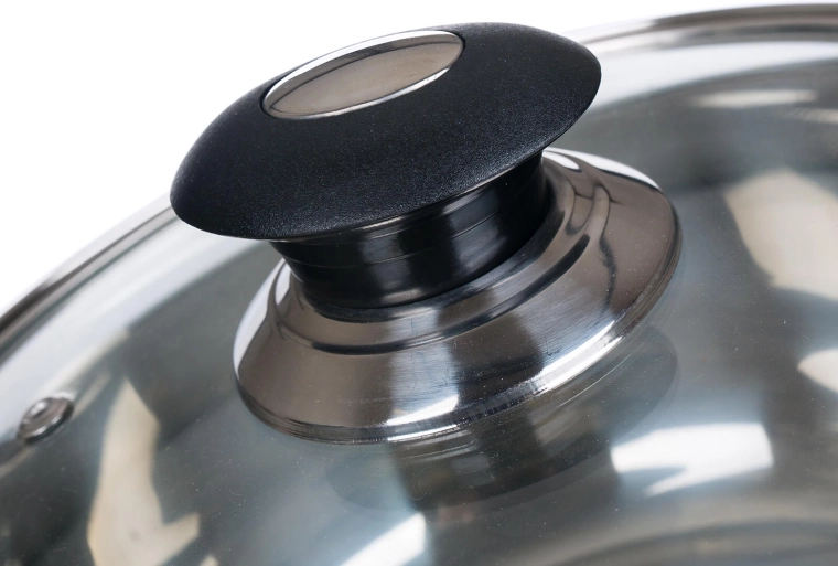 Coperchi in vetro con valvola del vapore