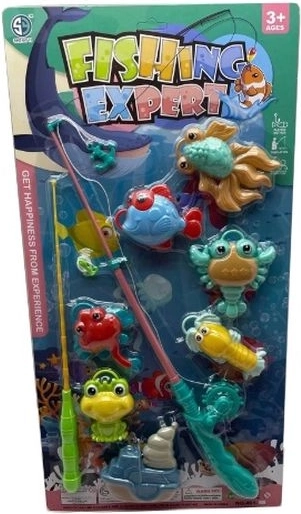Gioco di pesca per bambini – canna da pesca con pesciolini