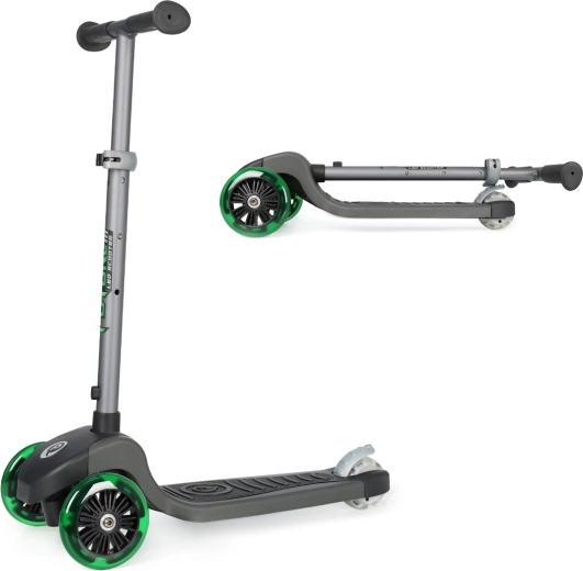 Qplay Future Eco monopattino a equilibrio a 3 ruote con pedana illuminata