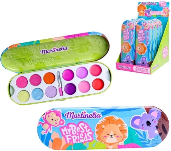 Set di cosmetici per bambini in scatola di latta My Best Friends