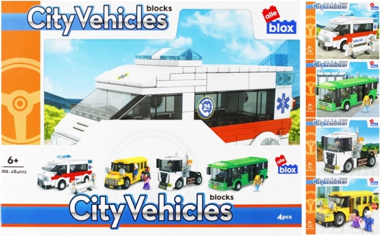Set di costruzione veicolo urbano – 4 varianti