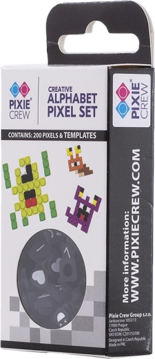 Pixie Crew set tematico di piccoli pixel con lettere e simboli