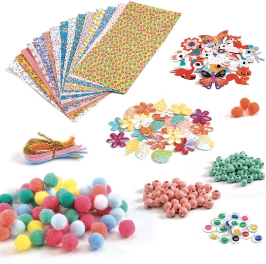 Ricco set di materiali per creazioni infinite