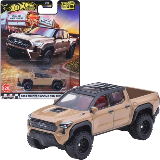 Hot Wheels Premium Boulevard 2024 Toyota Tacoma TRD PRO 7,5 cm