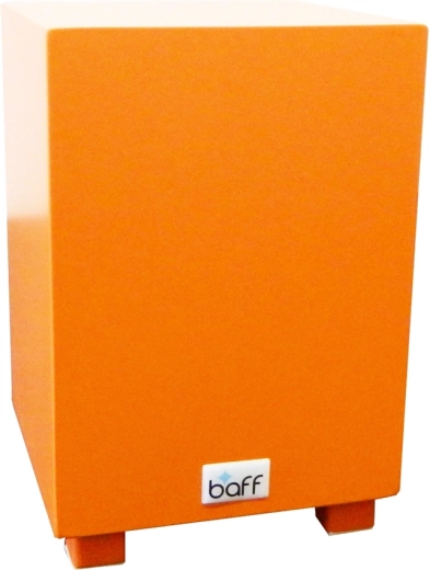 Sgabello tamburo Baff arancione