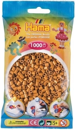 Perline termoadesive Hama Midi marrone chiaro 1000 pz