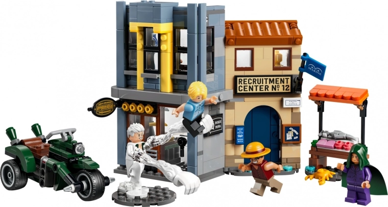Diorama del mercato di Logue Town