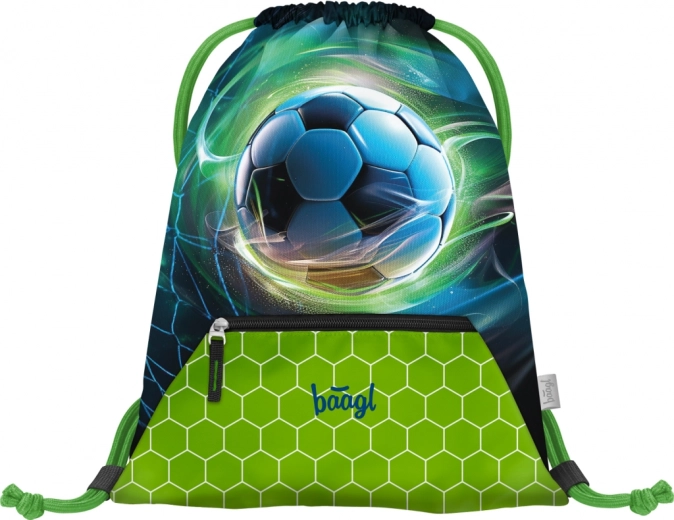 Baagl sacca con tasca Pallone da calcio