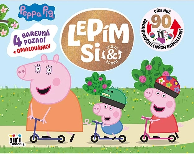 Attacco e stacco ancora e ancora Peppa Pig