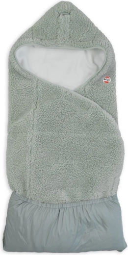 Materiale Teddy caldo e cappuccio con coulisse