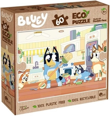Puzzle ecologico double-face Lisciani Bluey da 60 pezzi