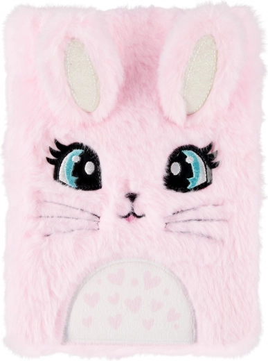Morbida copertina in peluche con coniglietto