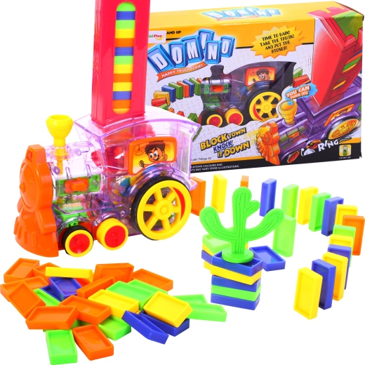 Trenino domino con 80 tessere