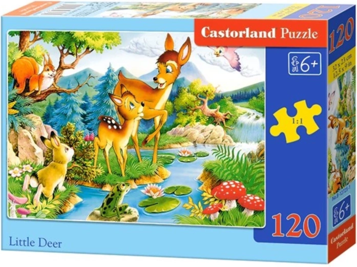 Puzzle per bambini Little Deer da 120 pezzi