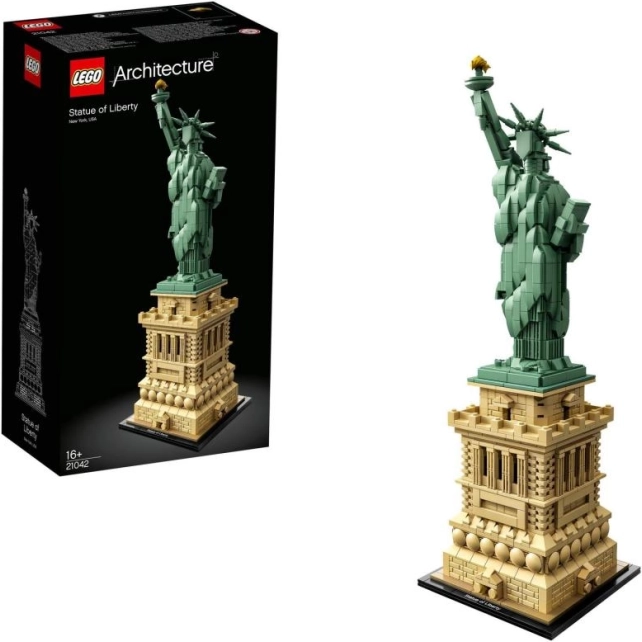 lego architecture statua della libertà