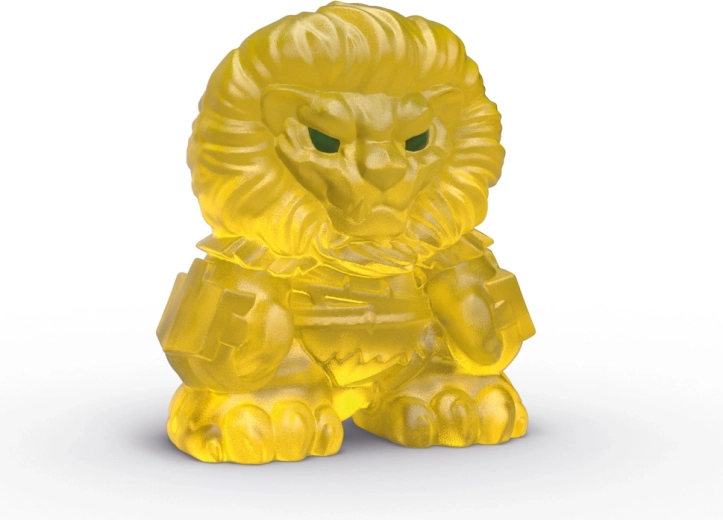 Mini figurina trasparente con criniera di leone