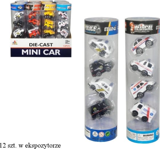 Mini auto in tubo (da cantiere o di soccorso) - 1 pezzo