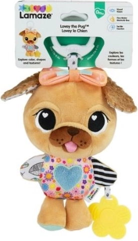 TOMY Lamaze giocattolo sospeso carlino Marlenka