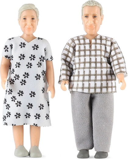 Lundby set di bambole per casa delle bambole nonna e nonno Jamie