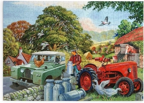 Puzzle Bob e il suo cane con 500 pezzi grandi