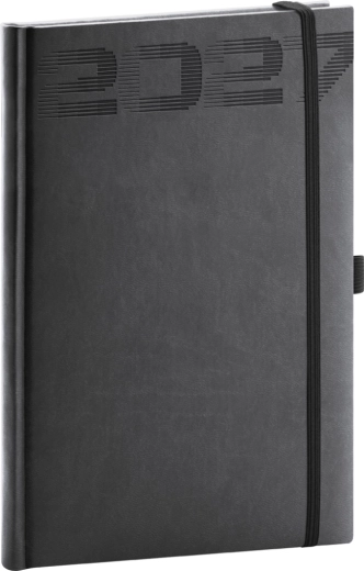 Agenda settimanale Notique Aprint Top 2027 nera 15 × 21 cm
