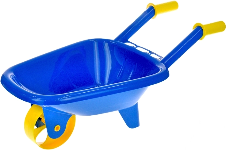 Carriola per bambini in plastica blu 60 × 25 × 30 cm