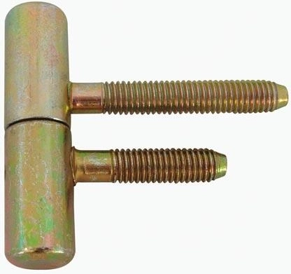 Cerniera per porta 60/10 M8, zincata gialla