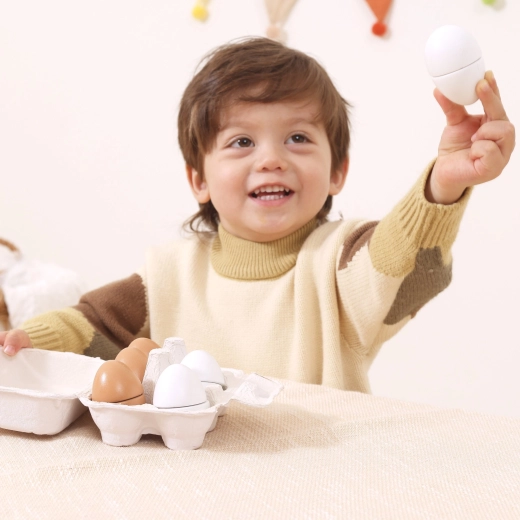 Sei uova per giocare a cucinare