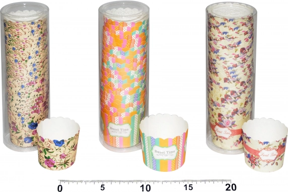 Pirottini da pasticceria rigidi e colorati 5 cm, 25 pezzi