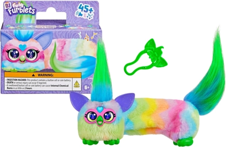Furby DJ Furblet Can Dee Swirl peluche interattivo