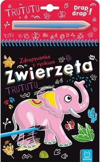 Libro da grattare con stilo Animali