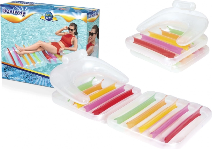 Bestway materassino gonfiabile con schienale 2 in 1