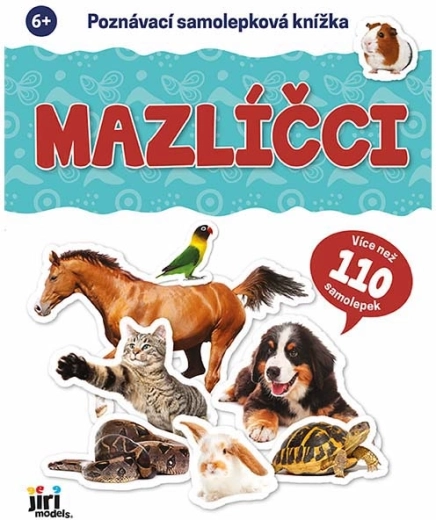 Libro di adesivi didattico: Animali domestici
