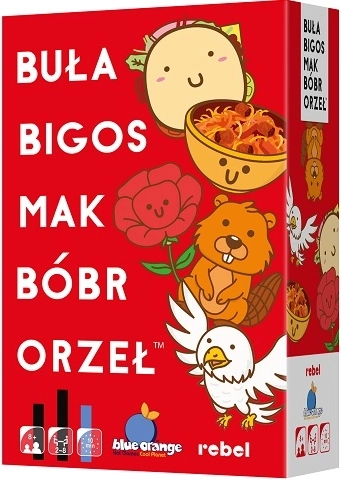 Rebel Buła, bigos, mak, bóbr, orzeł – gioco di carte di prontezza visiva