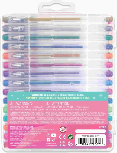 30 penne gel per una scrittura e colorazione fluide