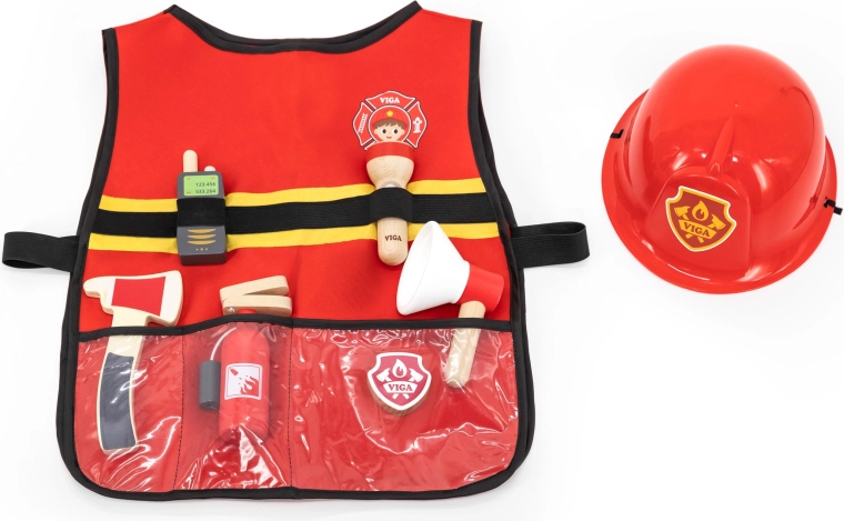 Equipaggiamento completo per piccoli pompieri