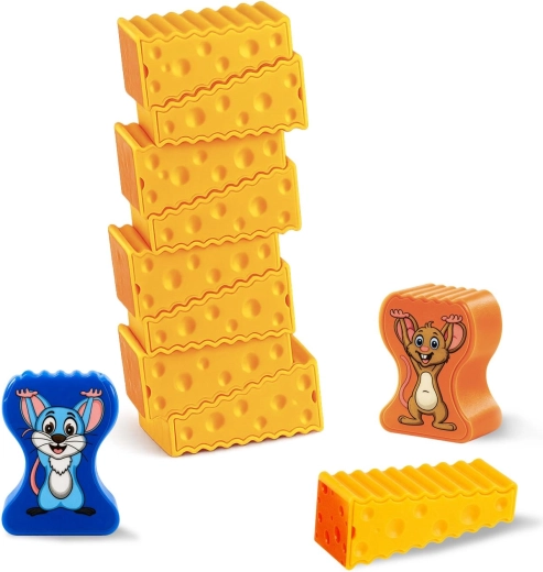 Avvincente costruzione della torre di formaggio