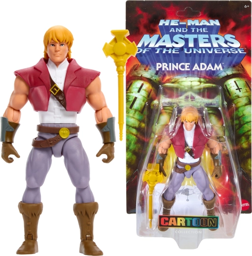 Masters of the Universe Prince Adam action figure 14 cm con accessorio