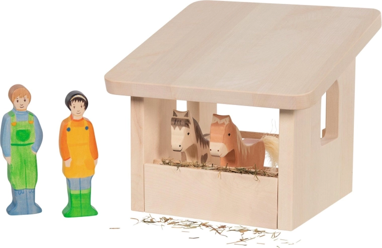 Un luogo accogliente per gli animaletti nel gioco dei bambini