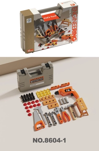 Set di attrezzi per bambini in valigetta