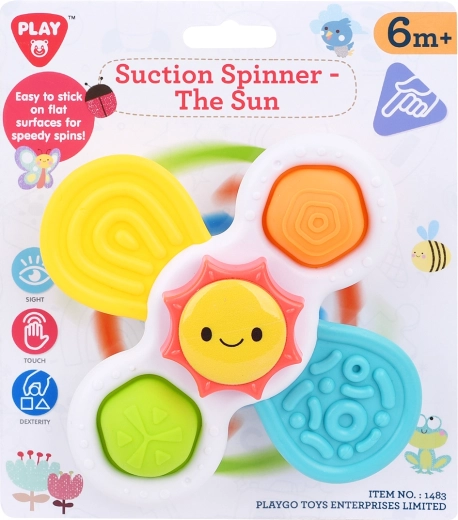 Playgo spinner a ventosa Sole