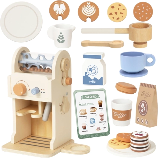 Ricco set di accessori e menu della caffetteria