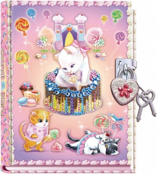 Diario con lucchetto Pecoware - Gattino