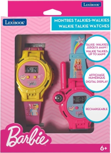 Orologi per bambini con ricetrasmittente BARBIE 200 m – set ricaricabile 2 pz
