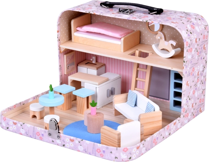 Interno creativo per giocare alla casa