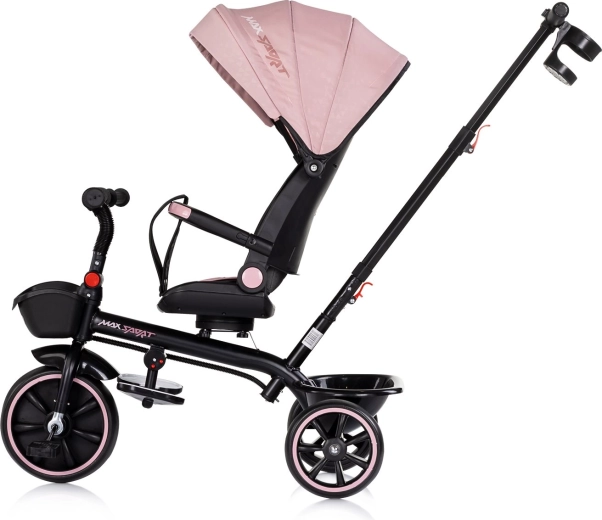 Comfort e protezione grazie alla cappottina e al sedile di sicurezza