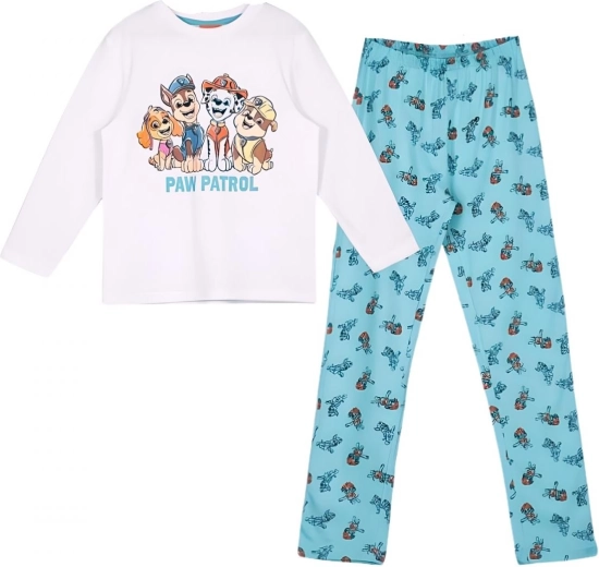 Pigiama per bambini Paw Patrol bianco-turchese