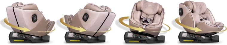 Base girevole a 360° per un facile accesso