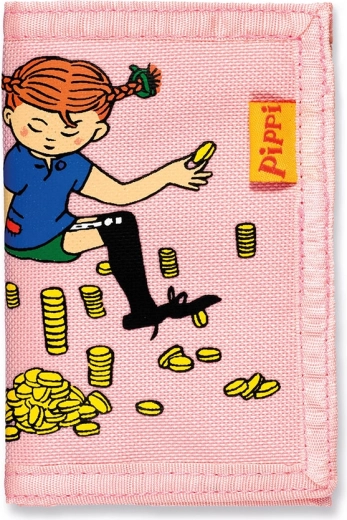 Portafoglio rosa per bambini Pippi