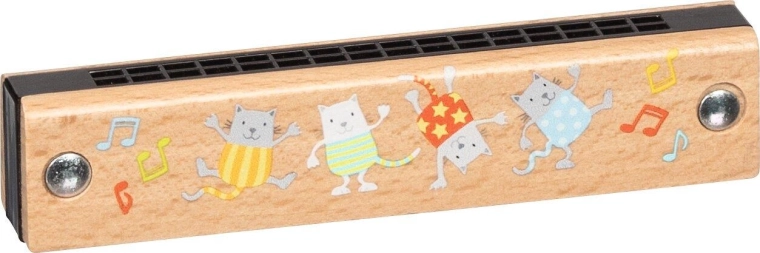 Armonica a bocca per bambini con motivo di gatto - 1 pezzo